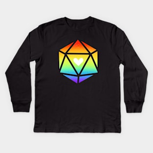 Gay Goblin Heart Dice Kids Long Sleeve T-Shirt